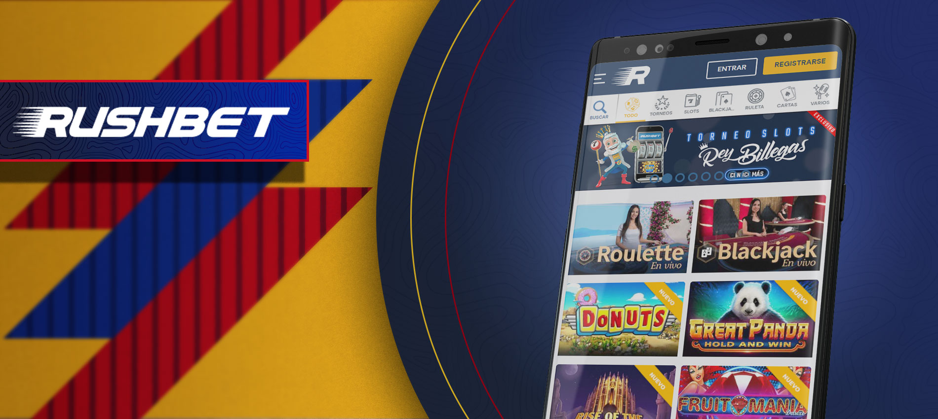 La aplicación Rushbet es una de las mejores aplicaciones para los jugadores colombianos.